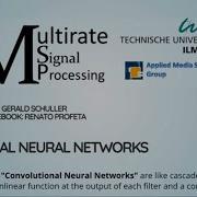 Multirate Signal Processing With Python 16 Artificial Neural Networks