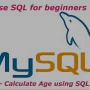 Learn MySQL In A Simple Way For Beginners With Examples 2021 Part 14 Calculate Age Use SQL