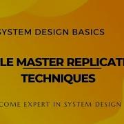Data Replication Strategies Single Master Replication System Design