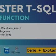 17 Transact SQL SUM Function How To Calculate SUM In T SQL SQL SERVER DEMO