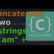 C Programming To Concatenate Two Strings