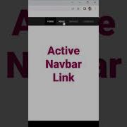 Active Navbar Link By Bootstrap Navlink Navbar Html Bootstrap
