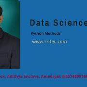 Python Training For Data Science Beginners Python Methods Classroom Online Training In Rritec