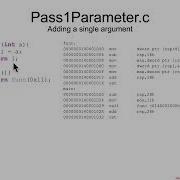 Function Parameters Pass1Parameter C Intro Architecture 1001 X86 64 Assembly