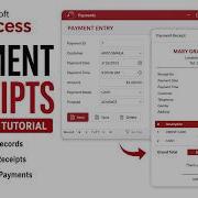 How To Create Customer Payment Receipts In Microsoft Access