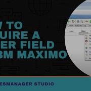 How To Require A Filter Field In IBM Maximo RulesManager Total Resource Management