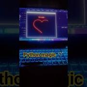 Heart Design In Python Programming Shorts Python Turtle Heart Illusion