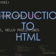 Introduction To HTML Part 1