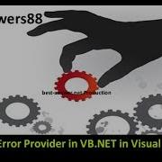 How To Use Error Provider In VB NET In Visual Studio 2013