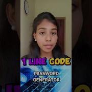 Random Password Generator Program In Python Shorts Tamil