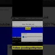 YouTube Video Downloader Using Python TKINTER