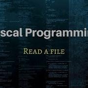 Pascal Read A File