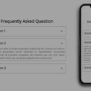 Responsive FAQ Accordion Menu Using HTML CSS Javascript