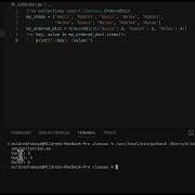 Week 8 Lesson 3 Python Collection Module