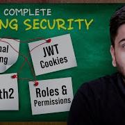 Complete Spring Security Tutorial In One Video JWT OAuth2 RBAC
