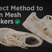 The BEST Way To Clean White Mesh