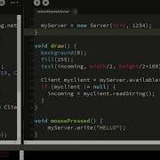 Network Programming With Processing Part 3 The Server