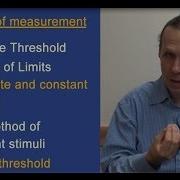 Methods For Measuring Thresholds Cognitive Psychology Dr Boaz Ben David