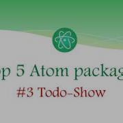 Top 5 Atom Packages 3 Todo Show