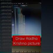 Draw Radha Krishna Design Using Python Python Turtle Coding Programming Shorts
