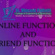 FRIEND FUNCTION AND INLINE FUNCTION IN C