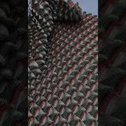 TRIANGLE FABRIC MOVING CREATING MOIRE EFFECT