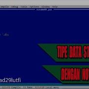 PROGRAM 12 MENDEKLARASIKAN TIPE DATA STRING DENGAN ARRAY PADA PROGRAM FREE PASCAL