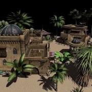 Shadow Map Demo Oasis At Sun Bonzai Engine