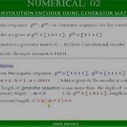 04 Convolution Encoder Using Generator Matrix G