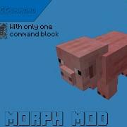 Minecraft Morph Mod WITH ONLY 1 COMMAND BLOCK