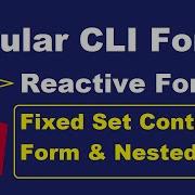 Angular CLI 11 Forms Angular Reactive Forms Angular Fixed Set Control Form Angular Nested Form