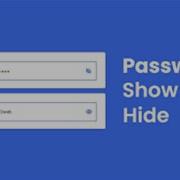 How To Create A SHOW HIDE Password TextField In React JS