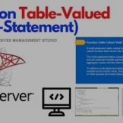 Table Valued Functions In SQL Server Made Easy Multi Statement SQL Tutorial