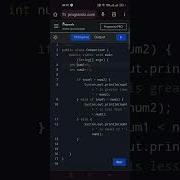 Java Programming Comparing Two Numbers