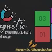 Magnetic Mousemove Effect Using Html Css Js Programming Javascript Html Css Coding Html5 Code