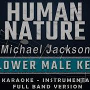 Human Nature Michael Jackson Full Band Karaoke Lower Male Key Instrumental