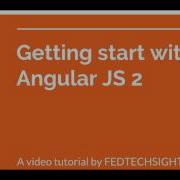 Angular JS 2 Tutorial For Beginners Quick Start With Angular Js 2 In 20 Minutes