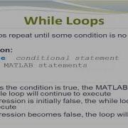 While Loops In MATLAB Part 5 MATLAB SOLUTIONS
