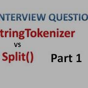 StringTokenizer Vs Split In Java Part 1 Hindi