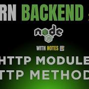 Mastering NodeJs HTTP Module Methods In Node Js Beginner To Advanced With Notes MERN Backend