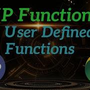 PHP Module 3 Part 9 PHP Functions User Defined Functions With Example