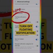 How To Turn Off Floating Notification On Android Mobile Shortsfeed Shorts Trending
