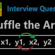 Shuffle The Array Constant Space Leetcode 1470 Python