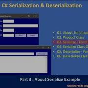 C Serialization Part 3 About Serialize Example C Advanced 179