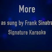 More Signature Karaoke As Sung By Sinatra