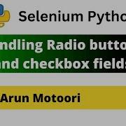 Handling Radio Buttons And Checkbox Fields Using Selenium Python Selenium Python