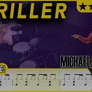 Thriller Michael Jackson DRUM SCORE Sheet Music 362 DRUMSCRIBE
