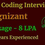 Cognizant Java Coding Interview Question Answers