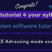 07 System Software VTU Tutorial Addressing Modes Examples Sic Xe