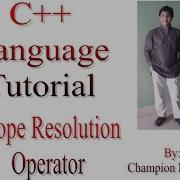 C Programming Language Tutorial 51 Scope Resolution Operator